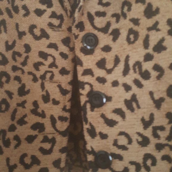 PORTRAIT ANIMAL PRINT BLAZER- SIZE - Picture 3 of 6